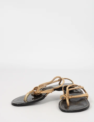 Slapi DUMOND, auriu, 37 Galben