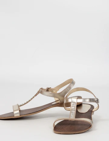 Sandale OutletMag, auriu, 39
