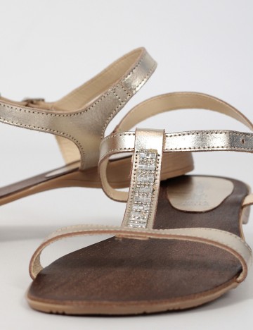 Sandale OutletMag, auriu, 39