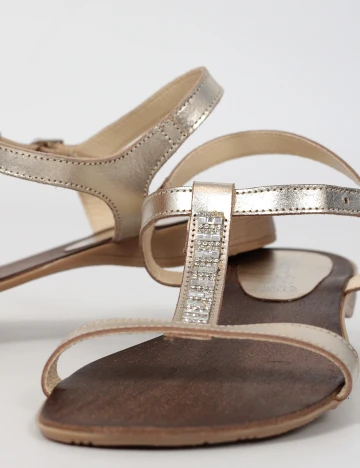 Sandale OutletMag, auriu, 39