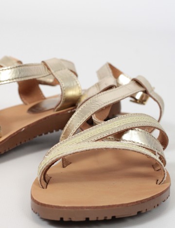 Sandale OutletMag, auriu, 38