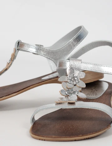 Sandale OutletMag, argintiu, 38