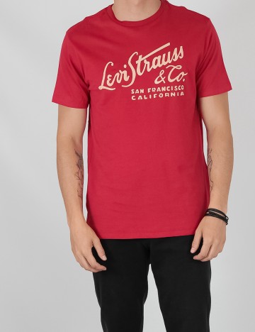 Tricou Levi S, rosu, S