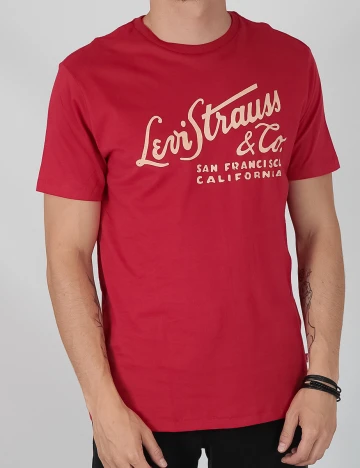 Tricou Levi S, rosu, S