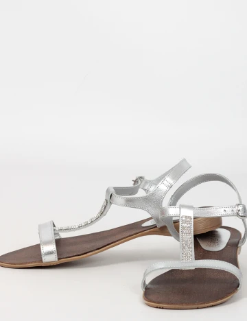 Sandale, argintiu, 39 Gri