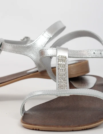 Sandale, argintiu, 39 Gri
