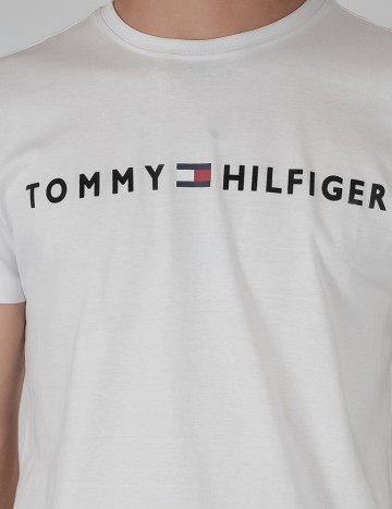 Tricou Tommy Hilfiger, alb, M