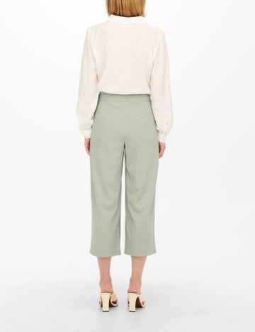 Pantaloni Jacqueline de Yong, verde deschis, S