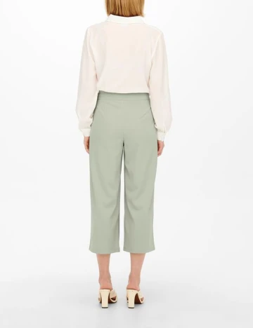 Pantaloni Jacqueline de Yong, verde deschis, S