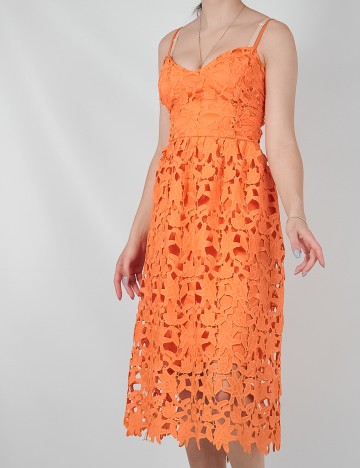 Rochie medie Vero Moda, portocaliu, M