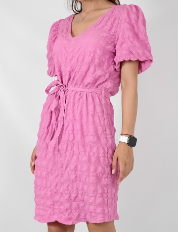 Rochie scurta Jacqueline de Yong, roz, M