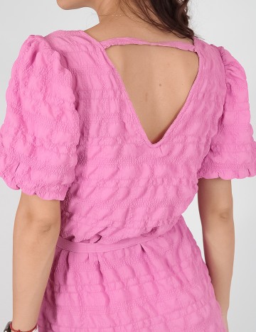Rochie scurta Jacqueline de Yong, roz, M