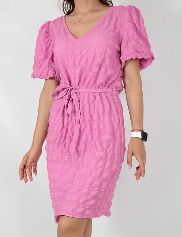 Rochie scurta Jacqueline de Yong, roz, M