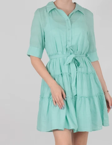 Rochie Scurta Only, turcoaz, M Verde