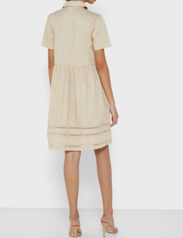 Rochie scurta Object, crem, 34