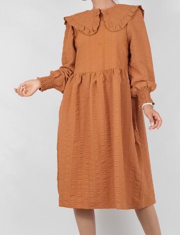 Rochie medie Only, maro, S