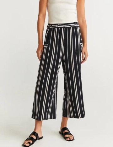 Pantaloni Mango, negru, S