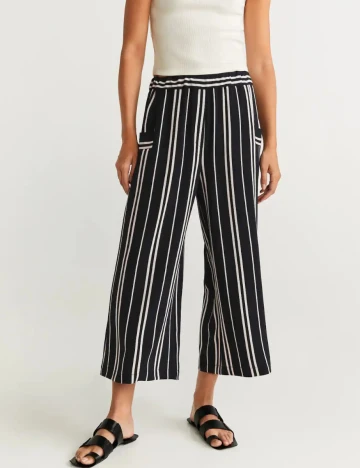 Pantaloni Mango, negru, S