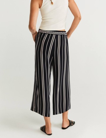 Pantaloni Mango, negru, S