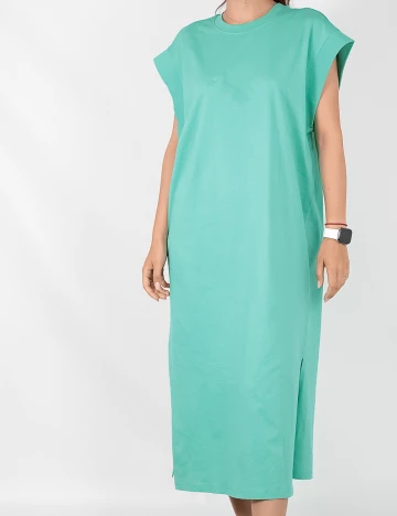 Rochie medie Only, verde, S