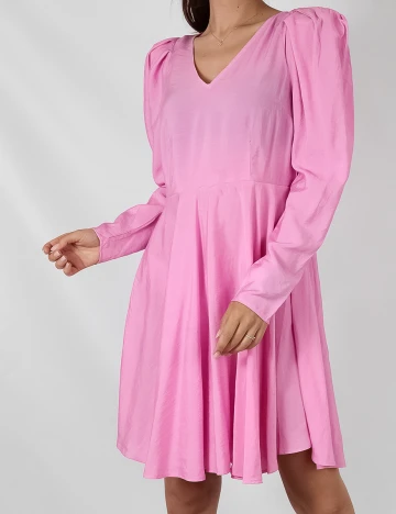 Rochie scurta Vila, roz, 38