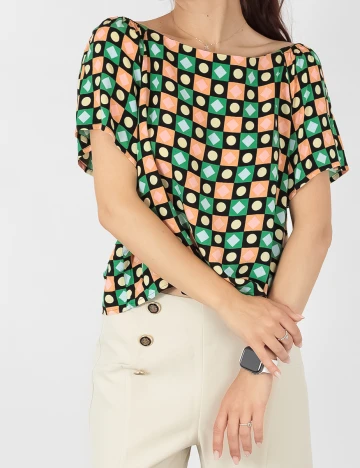 Top Jacqueline de Yong, mix culori, S