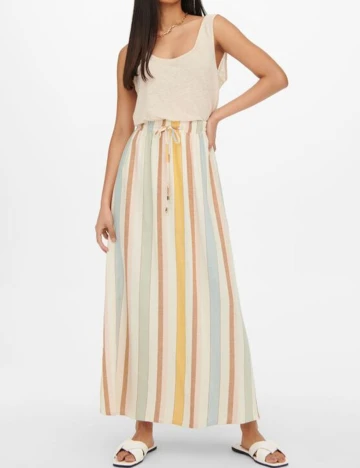 Fusta lunga Only, mix culori, S