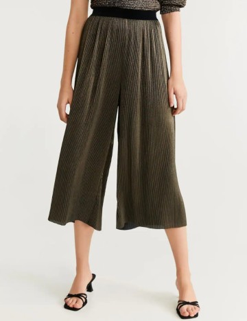 Pantaloni Mango, kaki, M