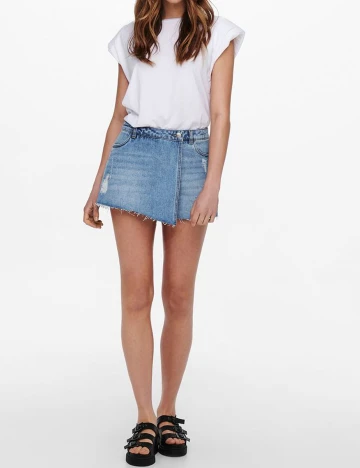 Fusta pantalon Only, albastru Albastru