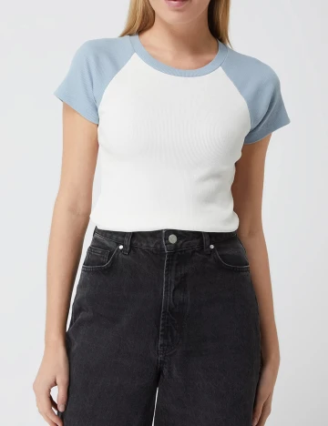 Tricou Only, alb, M