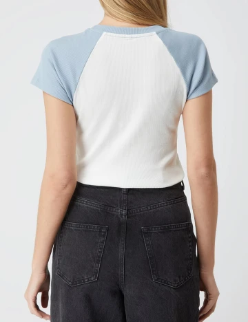 Tricou Only, alb, M