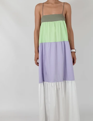 Rochie lunga Jacqueline de Yong, mix culori, M