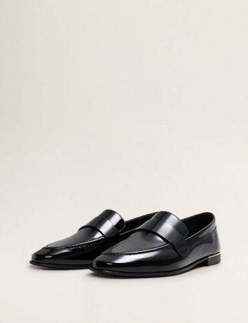 Mocasini Mango, negru, 39