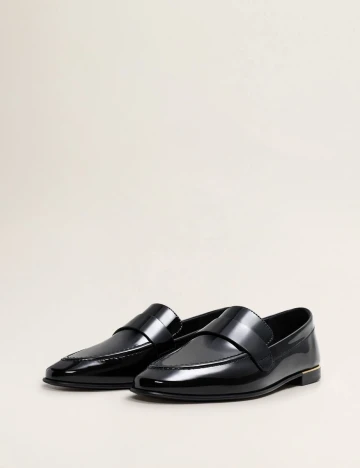Mocasini Mango, negru, 39 Negru