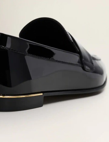 Mocasini Mango, negru, 39