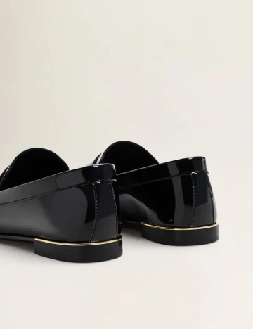 Mocasini Mango, negru, 39 Negru