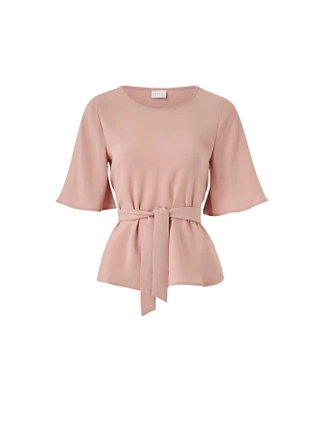 Bluza Vila, roz pudra, 38