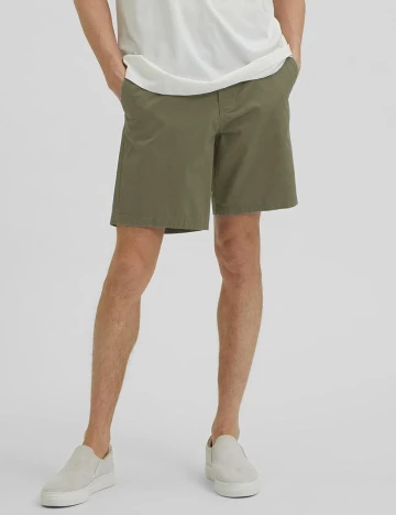 Pantaloni scurti Selected, verde, L