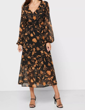 Rochie medie Vila, negru, 36