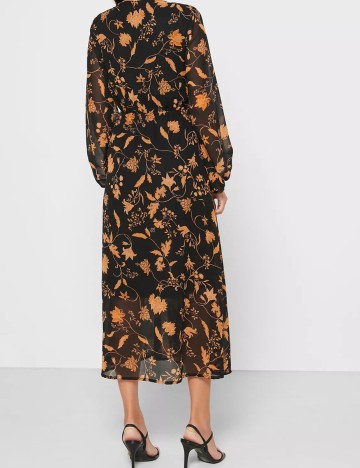 Rochie medie Vila, negru, 36
