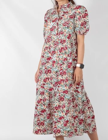 Rochie Lunga Pieces, floral, S