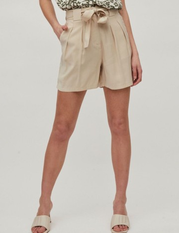 Pantaloni scurti Vila, crem, 36