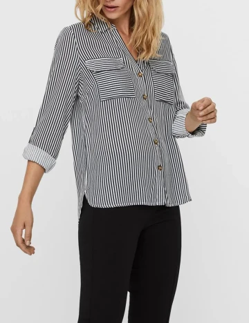 Camasa Vero Moda, bleumarin, XS