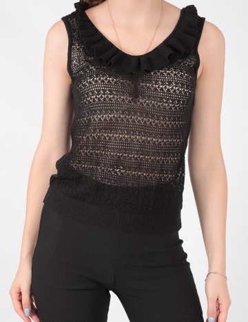 Maiou Vero Moda, negru, L