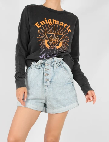 Bluza Only, gri inchis, S Gri