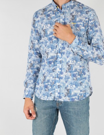 Camasa N.Z.A NEW ZEALAND AUCKLAND, albastru, M