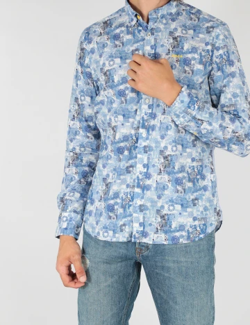 Camasa N.Z.A NEW ZEALAND AUCKLAND, albastru, M