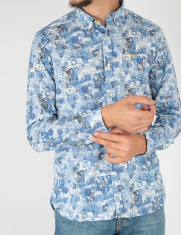 Camasa N.Z.A NEW ZEALAND AUCKLAND, albastru, M