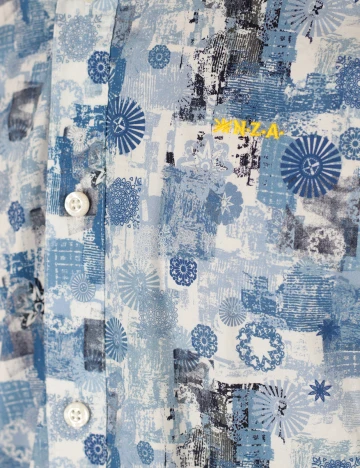 Camasa N.Z.A NEW ZEALAND AUCKLAND, albastru, M