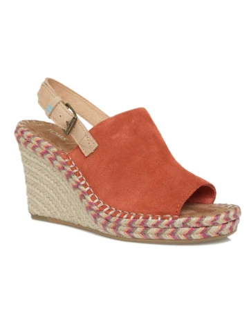 Sandale cu Platforma TOMS, caramiziu, 41